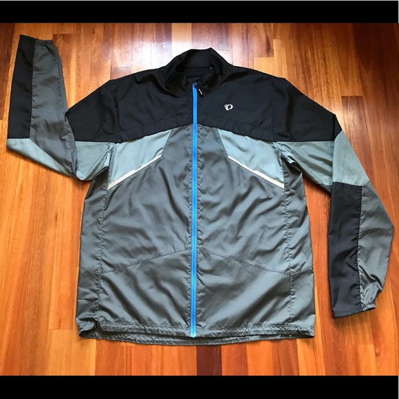 Pearl Izumi Windbreaker Men’s Large Black and Grey - Picture 7 of 8